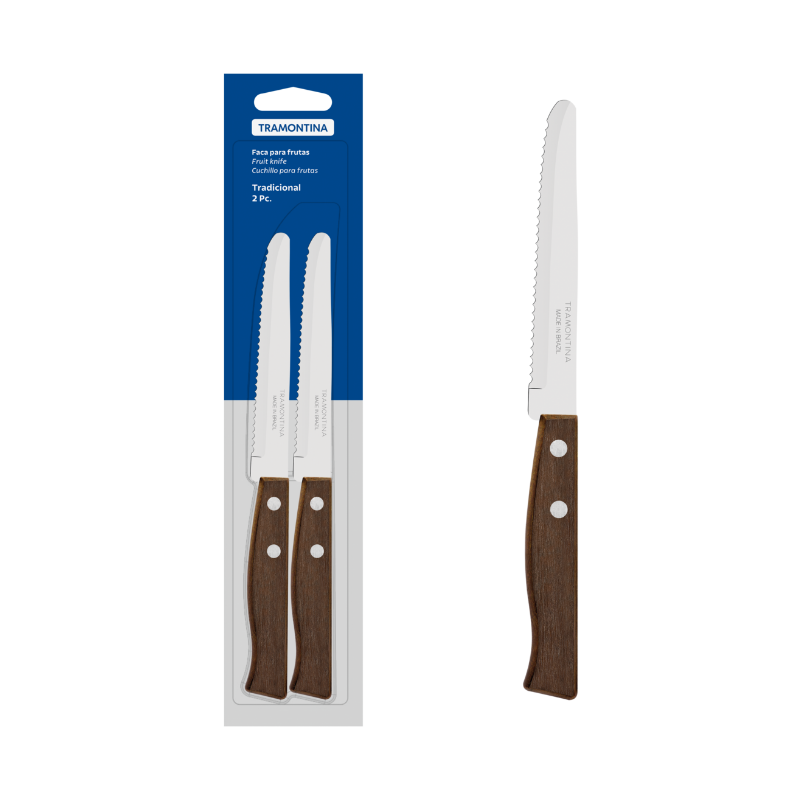 Tramontina Paring Knife 2Pcs Set 22211/204 1 Tramontina Paring Knife 2Pcs Set 22211/204