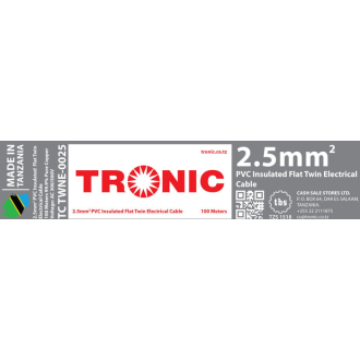 Tronic 2.5 mm Flat Twin Cable