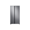 Samsung Refrigerator 655L with Sleek & Seamless Design, Digital Inverter, Side by Side Door, SpaceMax, FlexZone, DIT, Metal Cooling Silver RS62R5005M9