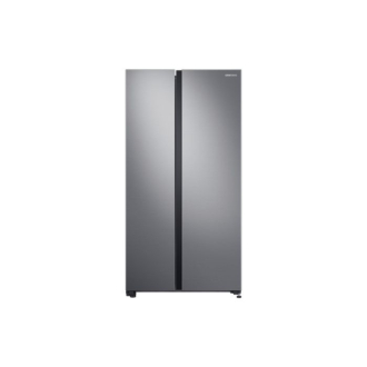 Samsung Refrigerator 655L with Sleek & Seamless Design, Digital Inverter, Side by Side Door, SpaceMax, FlexZone, DIT, Metal Cooling Silver RS62R5005M9
