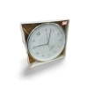 Generic High Quality Fashionable/Elegant Classy Design Medium Size Battery Operated Round Shaped Analog Silent Quartz Wall Clock Silver/White N78622