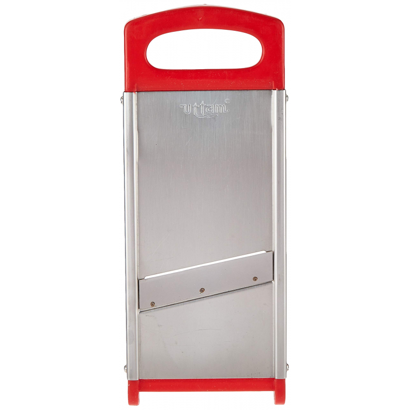 Uttam Deluxe Plain Vegetable Slicer For Potato, Onion, Carrots &Amp; Etc Stainless Steel 4 Uttam Deluxe Plain Vegetable Slicer For Potato, Onion, Carrots &Amp; Etc Stainless Steel