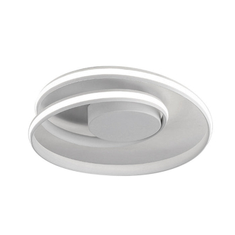 Tronic Modern Design White Trio LED Ceiling Light Three Colour