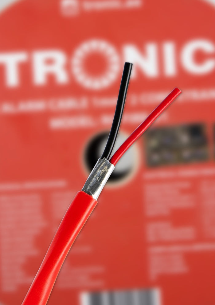 Tronic Fire Cable 1Mm 2 Core Stranded Roll (305 Meters) 2 Tronic Fire Cable 1Mm 2 Core Stranded Roll (305 Meters)