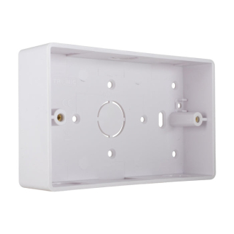 Tronic Twin PVC Mounting Box