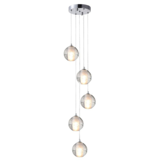 Tronic G9 Pendant Lamp WH 2024-G905-08-CH