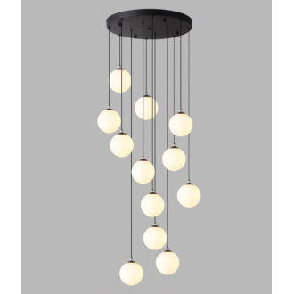 Tronic G9 Pendant Lamp WH 2024-G912-09-WH