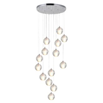 Tronic G9 Pendant Lamp WH 2024-G914-08-CH