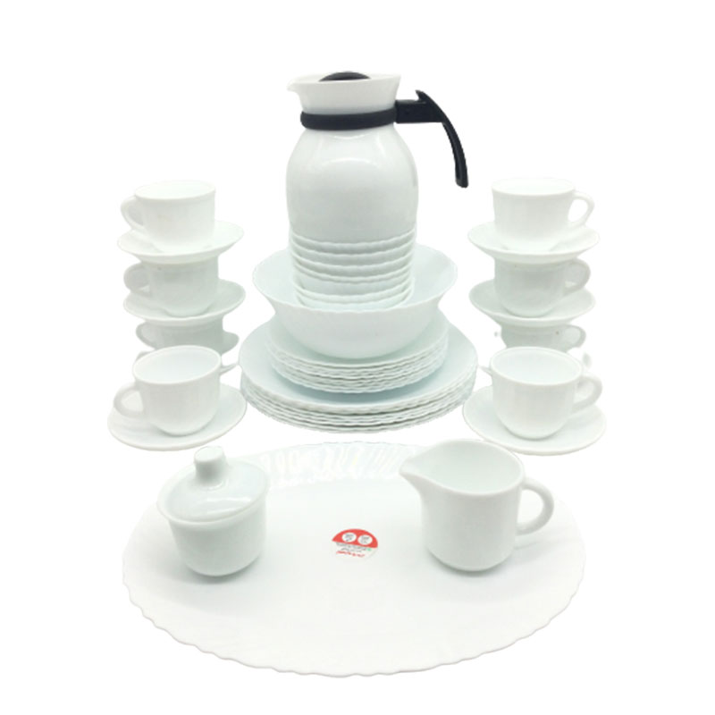 La Opala Dinner Set White Classique 47 Pieces Lc047 3 La Opala Dinner Set White Classique 47 Pieces Lc047