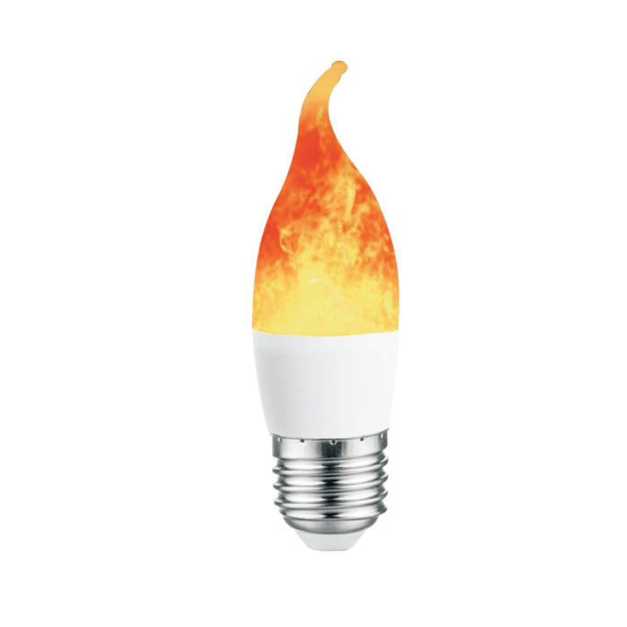 Tronic 4 Watts Flame Candle Tail Led E27 (Screw) Bulb 1 Tronic 4 Watts Flame Candle Tail Led E27 (Screw) Bulb