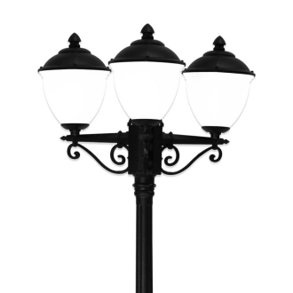 Tronic 3 Headed 2 Metres Pole Light