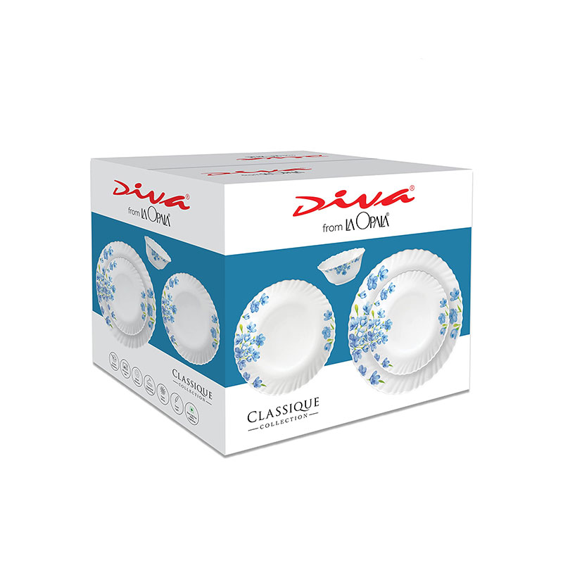 La Opala Dinner Set Blue Bells Classique 20 Pieces Lb020 3 La Opala Dinner Set Blue Bells Classique 20 Pieces Lb020