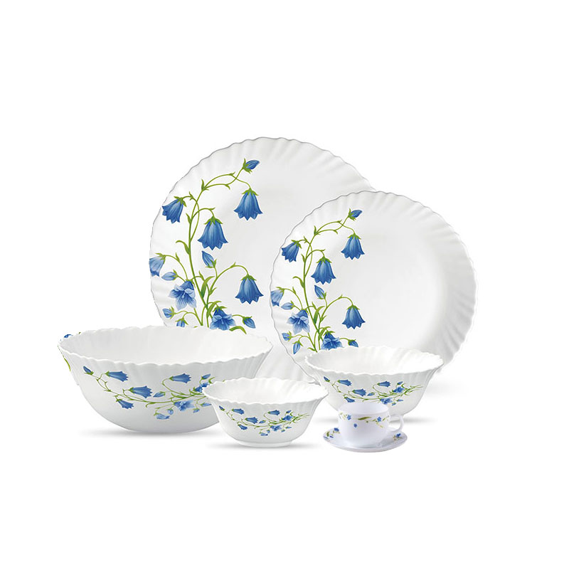 La Opala Dinner Set Blue Bells Classique 20 Pieces Lb020 1 La Opala Dinner Set Blue Bells Classique 20 Pieces Lb020