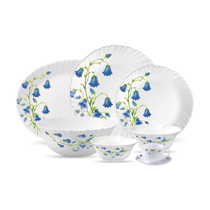La Opala Dinner Set Blue Bells Classique 38 Pieces Lb038 1 La Opala Dinner Set Blue Bells Classique 38 Pieces Lb038