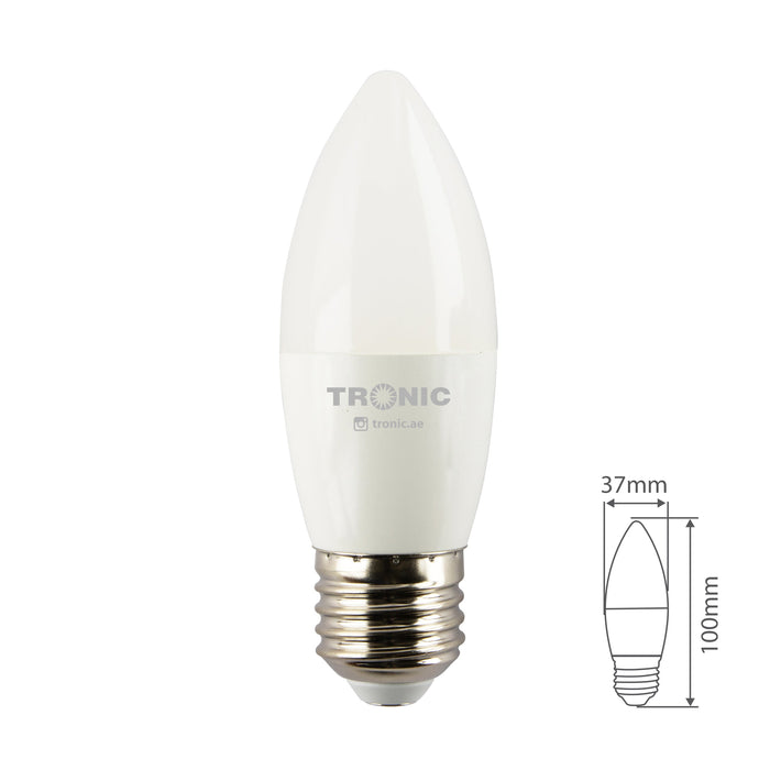Tronic 7 Watts Candle Led E27 (Screw) Bulb 3 Tronic 7 Watts Candle Led E27 (Screw) Bulb