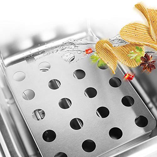 Generic Commercial Countertop Fryer Double Electric 12L (6L X 2 Baskets) Stainless Steel 2 Generic Commercial Countertop Fryer Double Electric 12L (6L X 2 Baskets) Stainless Steel