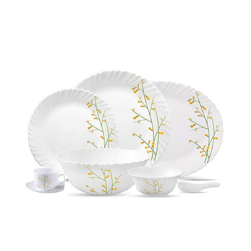 La Opala Dinner Set Citron Weave Classique 38 Pieces Lw038 1 La Opala Dinner Set Citron Weave Classique 38 Pieces Lw038