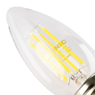 Tronic 4 Watts Filament Candle LED E27 (Screw) Bulb