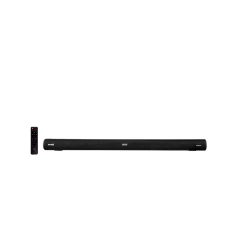 Evvoli 2.0ch Single Soundbar with Bluetooth and LED Display 120W Black SB120B