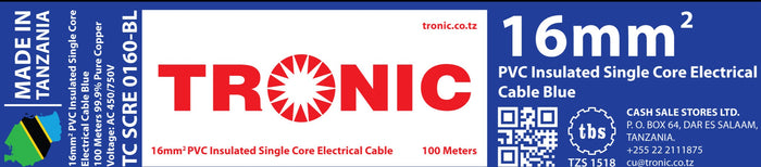 Tronic 16Mm Single Core Cable 2 Tronic 16Mm Single Core Cable