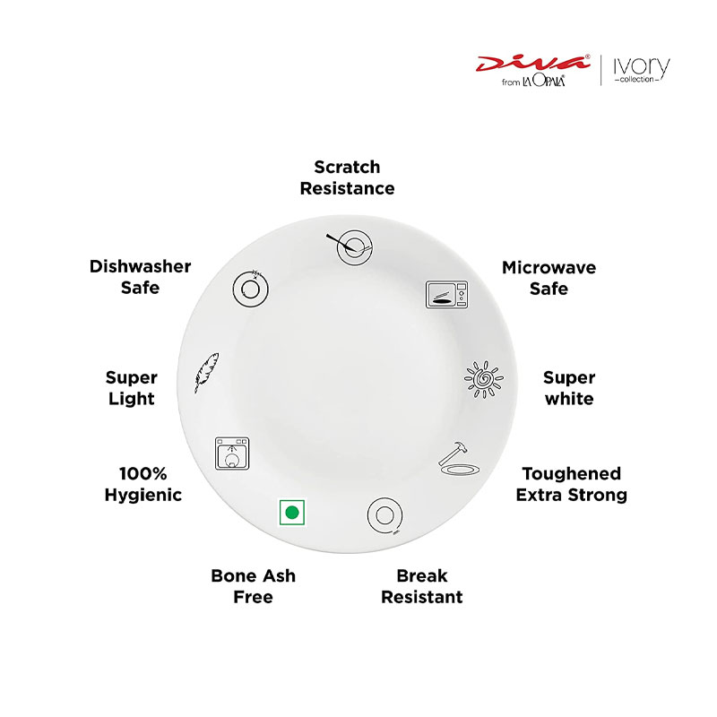 La Opala Dinner Set Blue Bells Classique 38 Pieces Lb038 5 La Opala Dinner Set Blue Bells Classique 38 Pieces Lb038