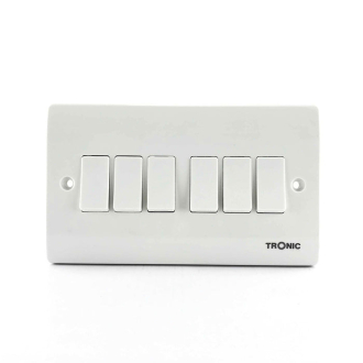 Tronic 6 Gang 2 Way Switch Standard