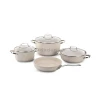 Korkmaz Granita Alu 7pcs Cookware Set A1272
