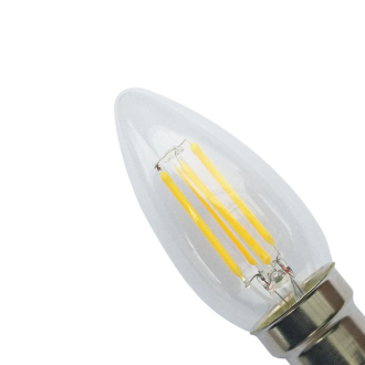 Tronic 4 Watts Candle Filament LED B22 (Pin) Bulb