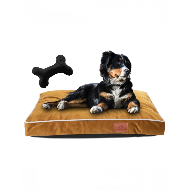 Pv Dog Cushion Bed Medium 90 X 60 X 10Cm Brown &Amp; Blue Yd-Dz01M 4 Pv Dog Cushion Bed Medium 90 X 60 X 10Cm Brown &Amp; Blue Yd-Dz01M