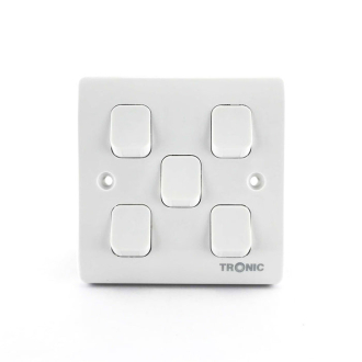 Tronic 5 Gang 2 Way Switch Standard