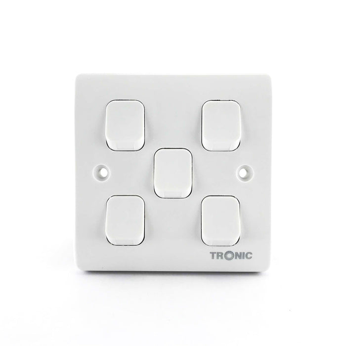 Tronic 5 Gang 2 Way Switch Standard 1 Tronic 5 Gang 2 Way Switch Standard