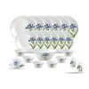 La Opala Dinner Set Royal Iris Classique 47 Pieces LR047