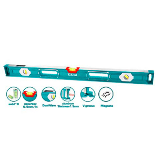 Total Spirit Level with 3pcs Powerful Magnets 100cm TMT210056