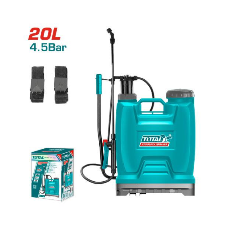 Total Knapsack Sprayer 20L 4.5Bar With Y Trigger, Fiber Glass Lance, Comfortable Padded Straps, Adjustable Nozzle Thspp42002 2 Total Knapsack Sprayer 20L 4.5Bar With Y Trigger, Fiber Glass Lance, Comfortable Padded Straps, Adjustable Nozzle Thspp42002