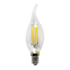 Tronic 4 Watts Candle Tail Filament LED Warm White E14 (Small Screw) Bulb