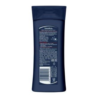 Vaseline Men Body Lotion Strength 400ml 3in1 Lotion for Dry Skin Provides Healing Moisture for Healthy-Looking Resilient Skin 69735264 (Pack of 3)