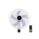 Dolphin Wall Fan - 18-Inch, Five Blades, Indoor Use, With Remote Control, Me-1805Wp-R.