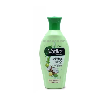 Dabur Vatika Naturals Coconut Hair Oil with Henna, Amla, Lemon & 5 Herbs - Nourish & Strengthen Hair & Scalp for Healthy & Radiant Hair for Kids, Women & Adults 125ml (Pack of 6)