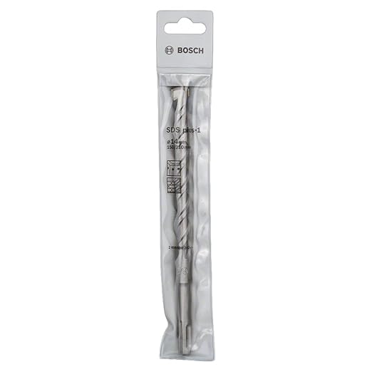 Bosch hammer drill bit SDSplus -1 14 X150X210MM, 2608680282 (Pack of 10 pcs)