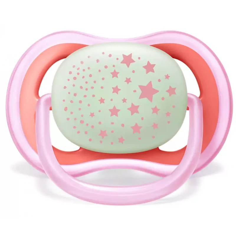 Philips Avent Soother Night Time 2'S 6-18M + Pacifier 376/20 6 Philips Avent Soother Night Time 2'S 6-18M + Pacifier 376/20