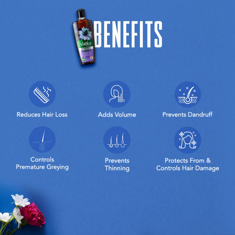 Vatika Herbal Black Seed Enriched Hair Oil For Complete Hair Care 200Ml (Pack Of 6) 4 Vatika Herbal Black Seed Enriched Hair Oil For Complete Hair Care 200Ml (Pack Of 6)