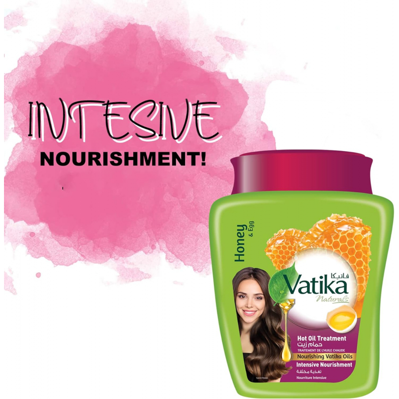 Vatika Hot Oil Treatment Hammam Zaith With Egg &Amp; Honey, Hot Oil Treatment For Intensive Nourishment 500Gm Egg (Pack Of 3) 5 Vatika Hot Oil Treatment Hammam Zaith With Egg &Amp; Honey, Hot Oil Treatment For Intensive Nourishment 500Gm Egg (Pack Of 3)
