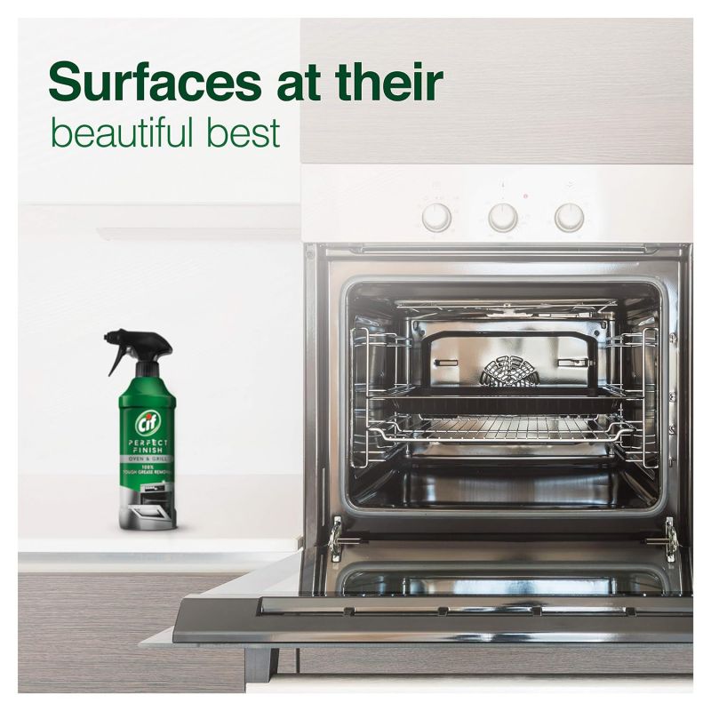 Cif Perfect Finish Oven &Amp; Grill Cleaner Spray, 100% Tough Grease Removal, Suitable For Chimney, Gas Stove 435Ml Cifsog 3 Cif Perfect Finish Oven &Amp; Grill Cleaner Spray, 100% Tough Grease Removal, Suitable For Chimney, Gas Stove 435Ml Cifsog