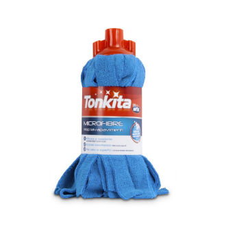 Tonkita Microfiber Antibacterial Mop, Mop with Ultra-Cleaning and Absorbent Microfibers, Suitable for All Types of Floors TK020 Set of 2
