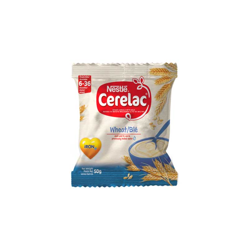 Nestle Cerelac Infant Cereal With Milk, Nr Wheat, Contains High Level Of Iron, 50G Sachet (Pack Of 3) 1 Nestle Cerelac Infant Cereal With Milk, Nr Wheat, Contains High Level Of Iron, 50G Sachet (Pack Of 3)