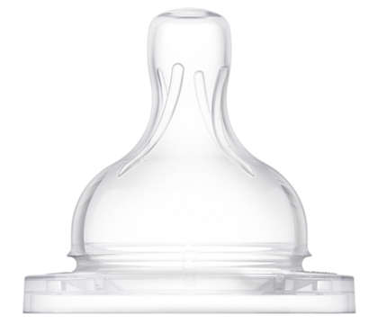 Philips Avent Nipple Fast Flow 4 Holes 6M+ 2'S 634/27 3 Philips Avent Nipple Fast Flow 4 Holes 6M+ 2'S 634/27
