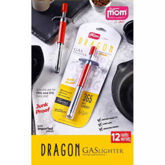 Supermom Dragon Gas Lighter Granted Spark Junk Proof 573607