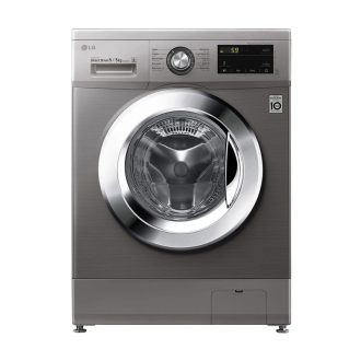 LG Washing Machine 8kg & 5kg Dryer with Inverter Direct Drive Technology Front Load Silver F4J3TMG5P.APTQEEF