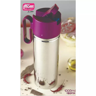 Supermom Fresh Oil Pourer 1000ml Stainless Steel Body Leak Proof Spout Cap 573867