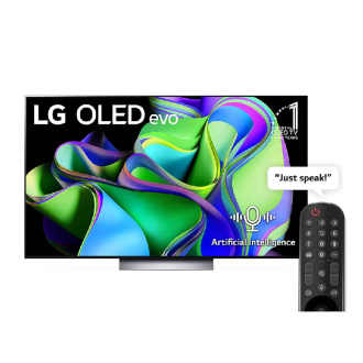 LG 65" OLED UHD 4K Smart TV evo C3 Series with HDR,AI Sound Pro, Magic Remote, Self-lit, Immersive Surround Sound, WebOS, Smart AI ThinQ 65OLEDC36LA